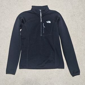 The North Face Black Quarter-Zip Pullover